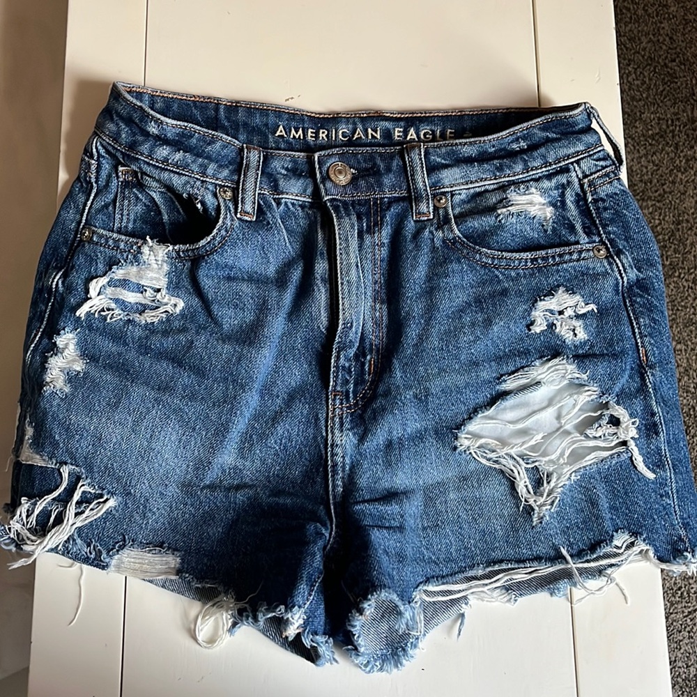 American eagle high waisted jean shorts!